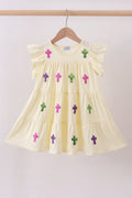 Cross Sequined Dress