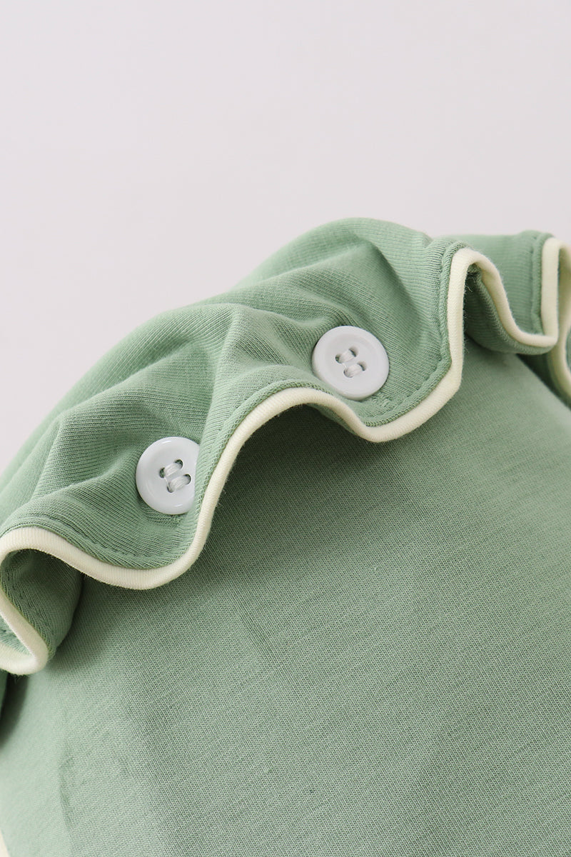 Sage lace bonnet