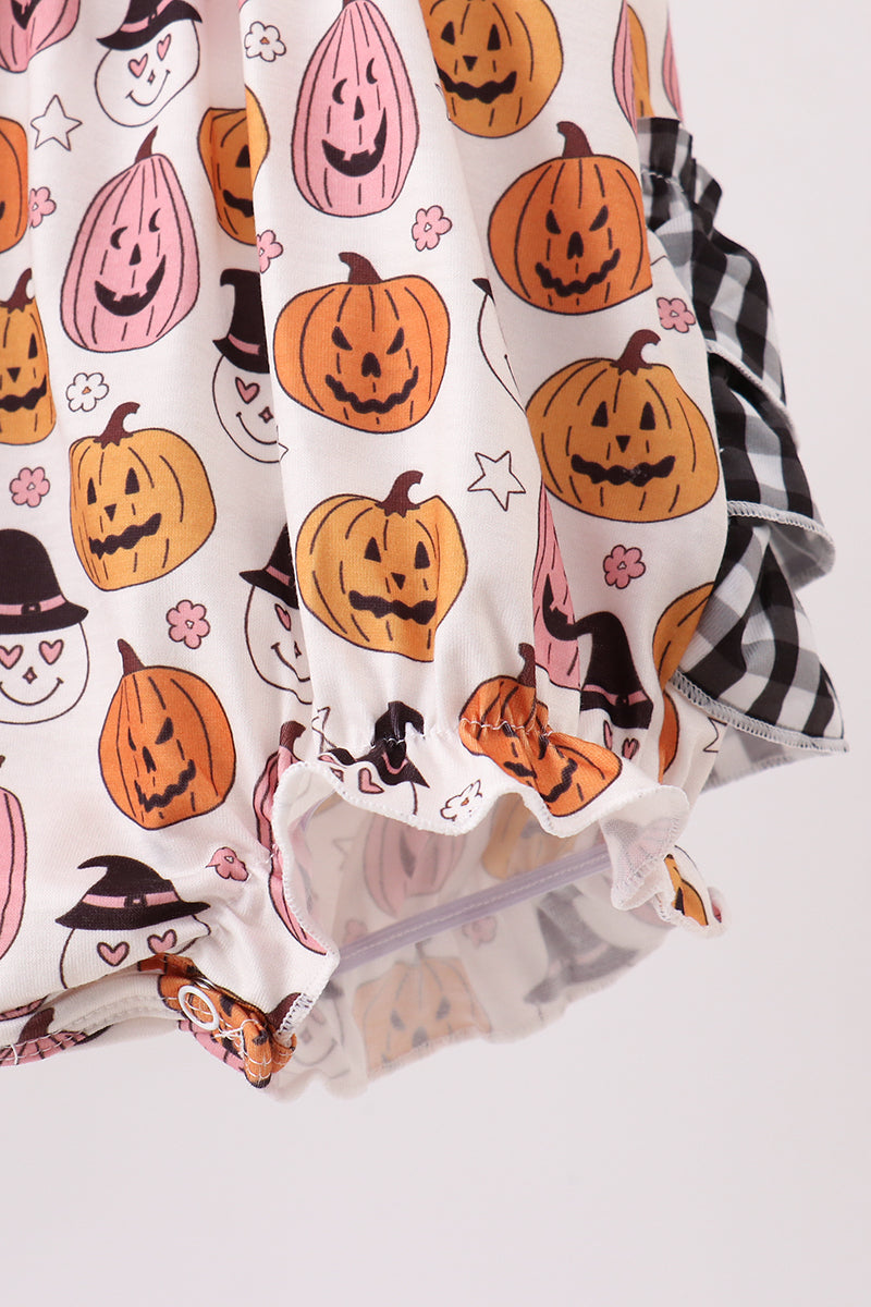 Pumpkin ruffle bubble