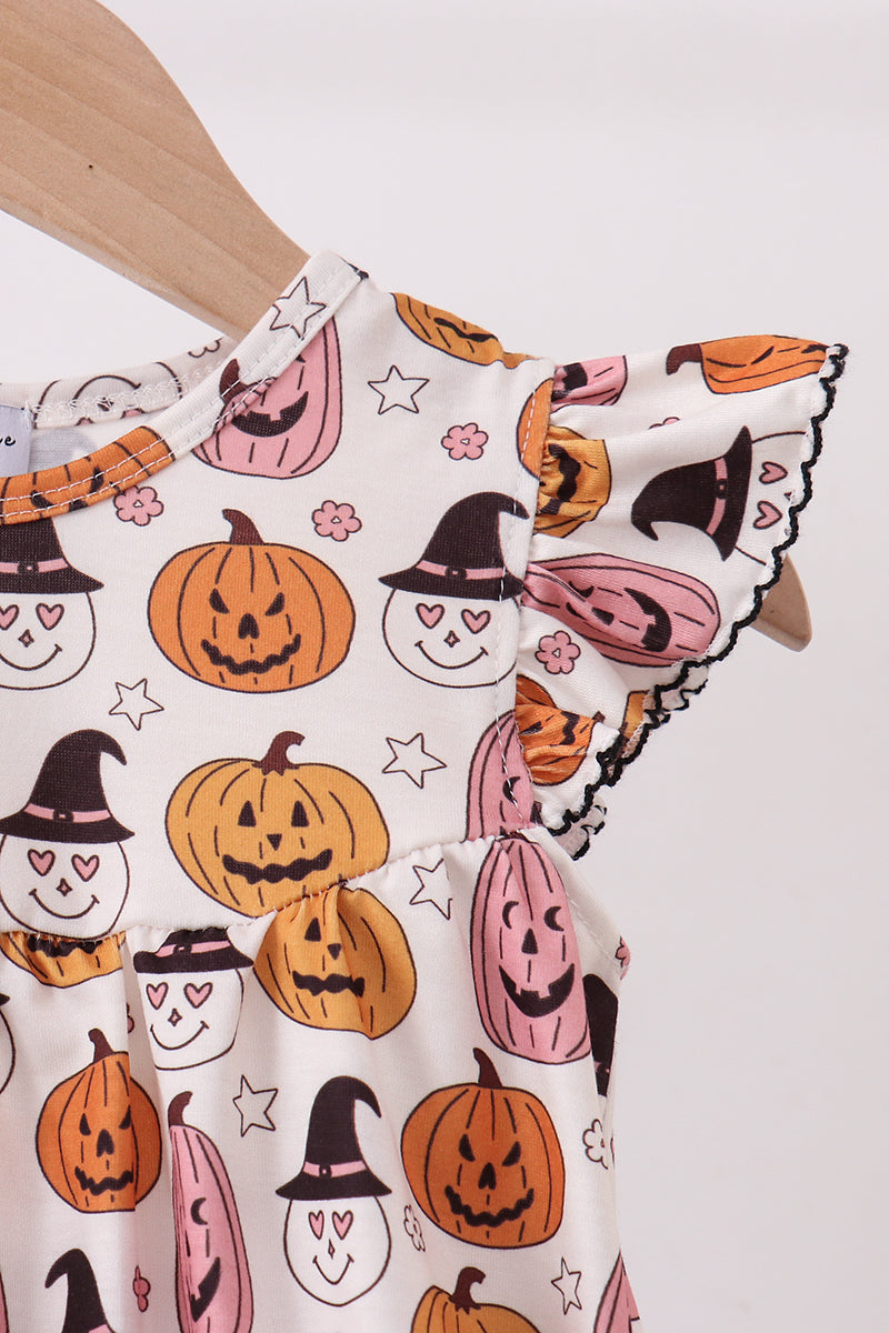 Pumpkin ruffle bubble