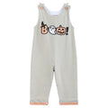 Gray Boo Applique Longalls