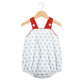Red, White, and Stars Bubble Romper