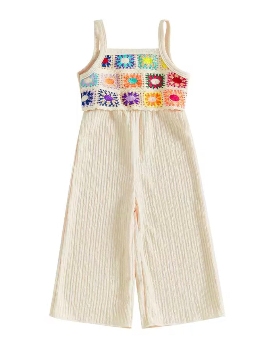 Vibrant Crochet Romper