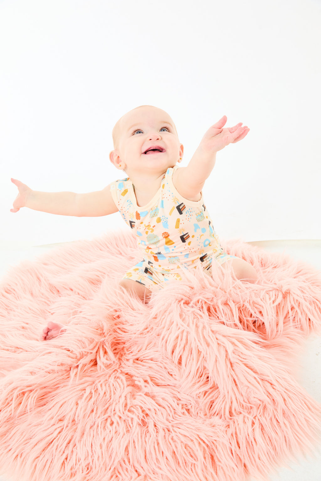 Tank Top Shorts Romper - Birthday