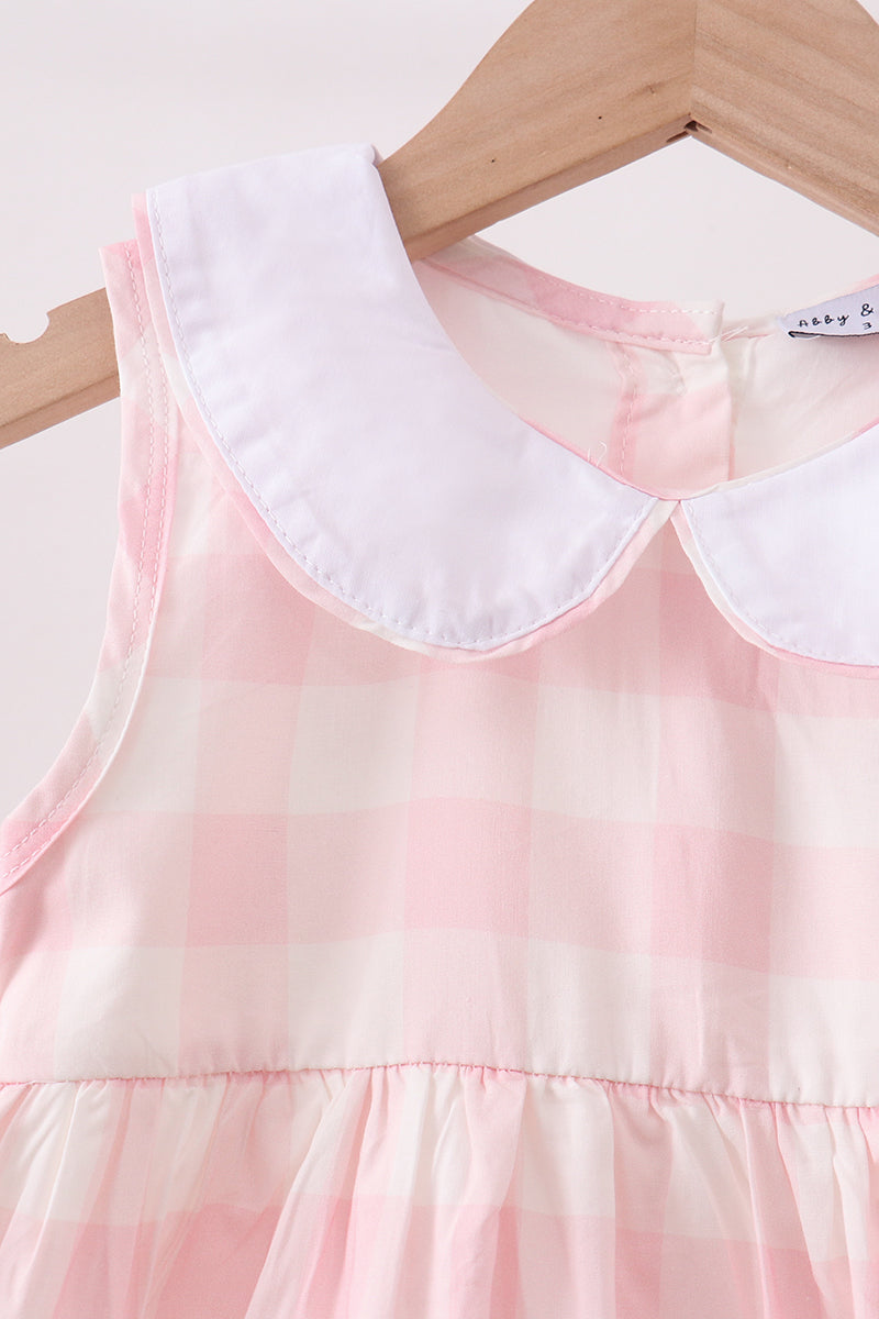Pink gingham Dress