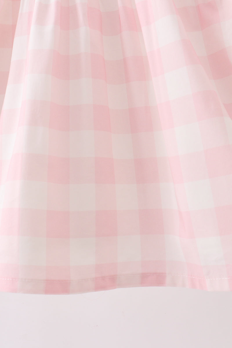 Pink gingham Dress