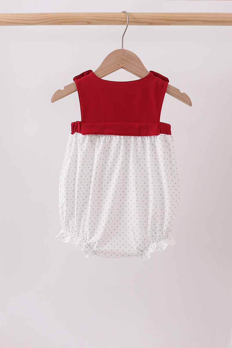 Maroon Alabama Applique Bubble
