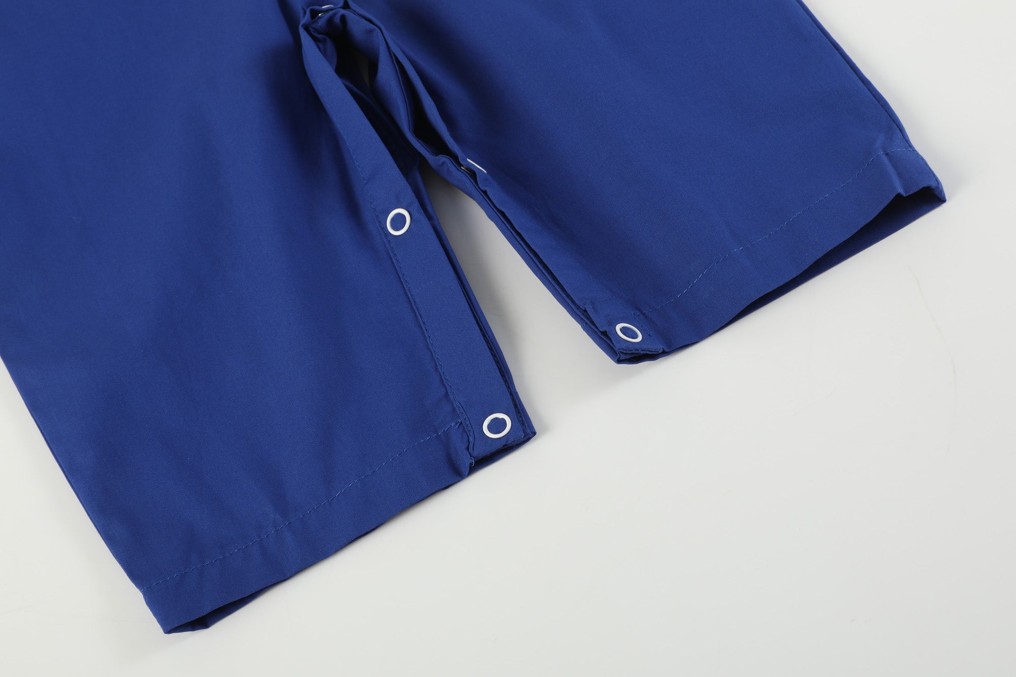 Blue and Orange Football Smocked Longalls