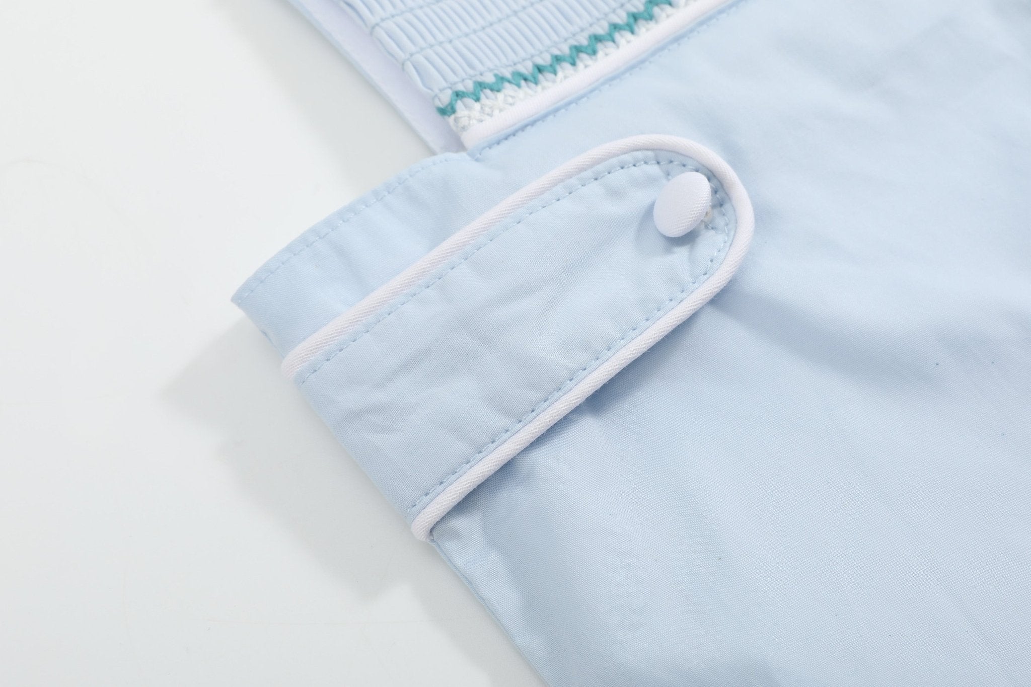 Blue Crosses Smocked JonJon