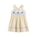 Buttercream Yellow Whale Smocked Dress
