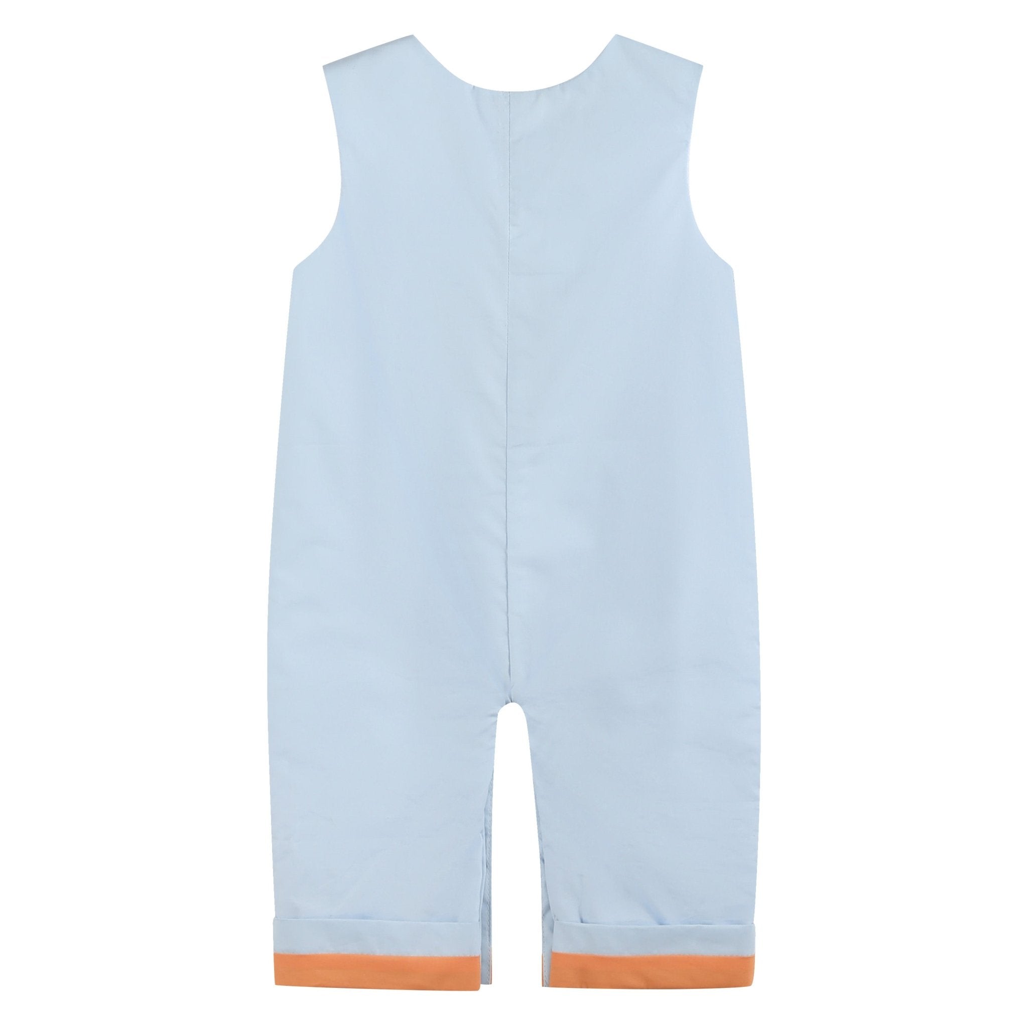 Light Blue Pumpkin Applique Longalls
