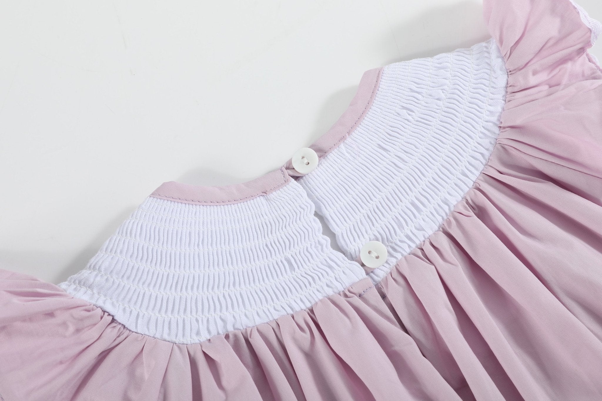 Light Purple Smocked Bishop Dress