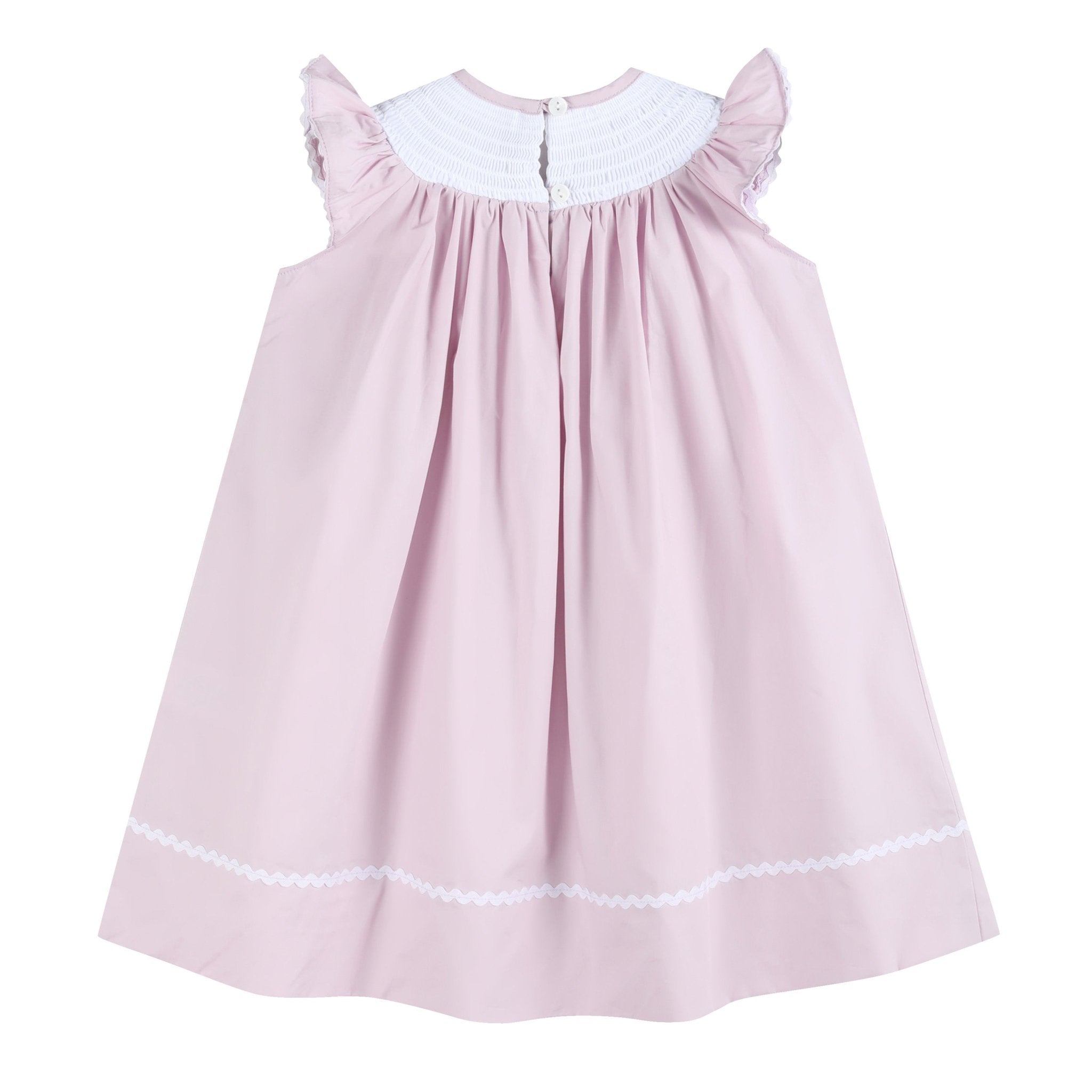 Light Purple Smocked Bishop Dress