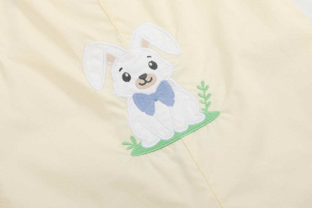 Light Yellow Bunny Shortalls