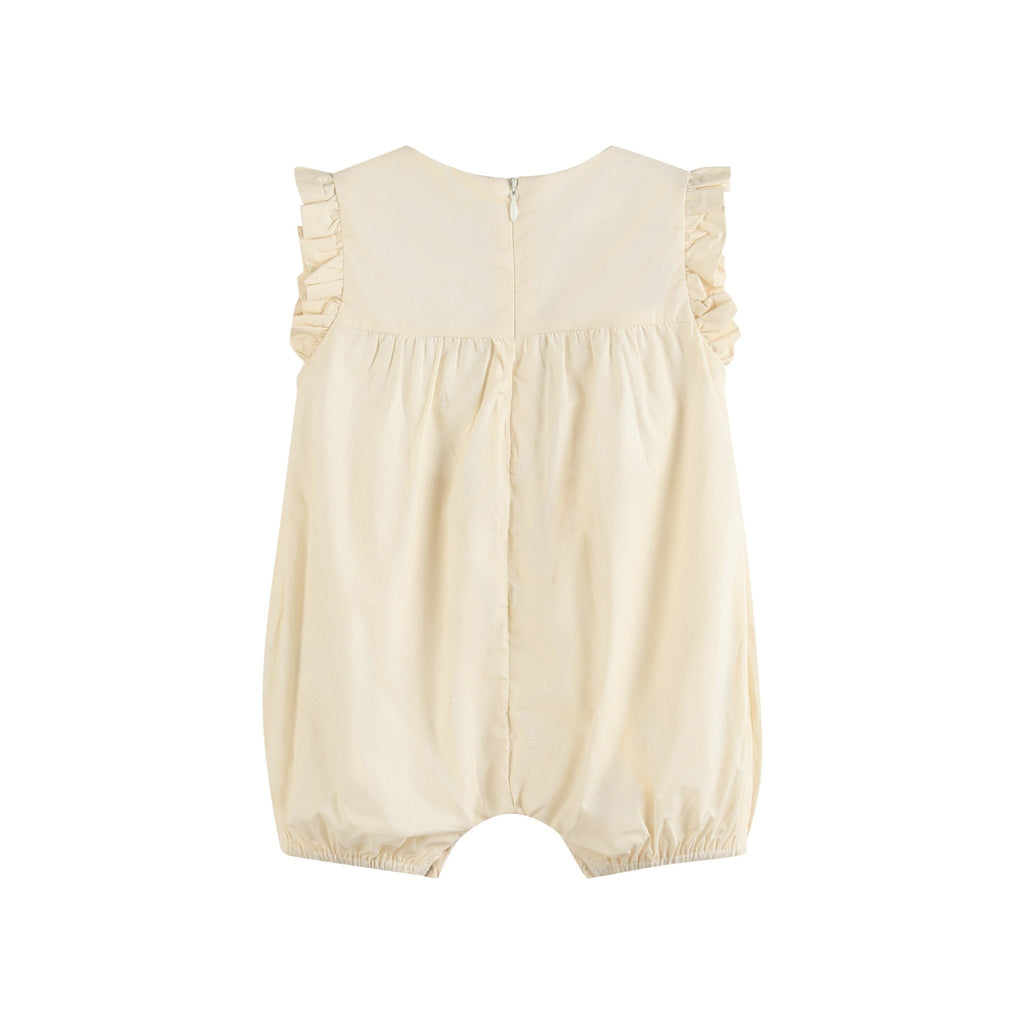 Light Yellow Ruffle Jumper Romper