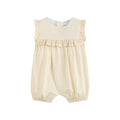Light Yellow Ruffle Jumper Romper
