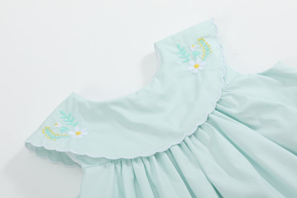 Misty Blue Fuzzy Chickies Dress