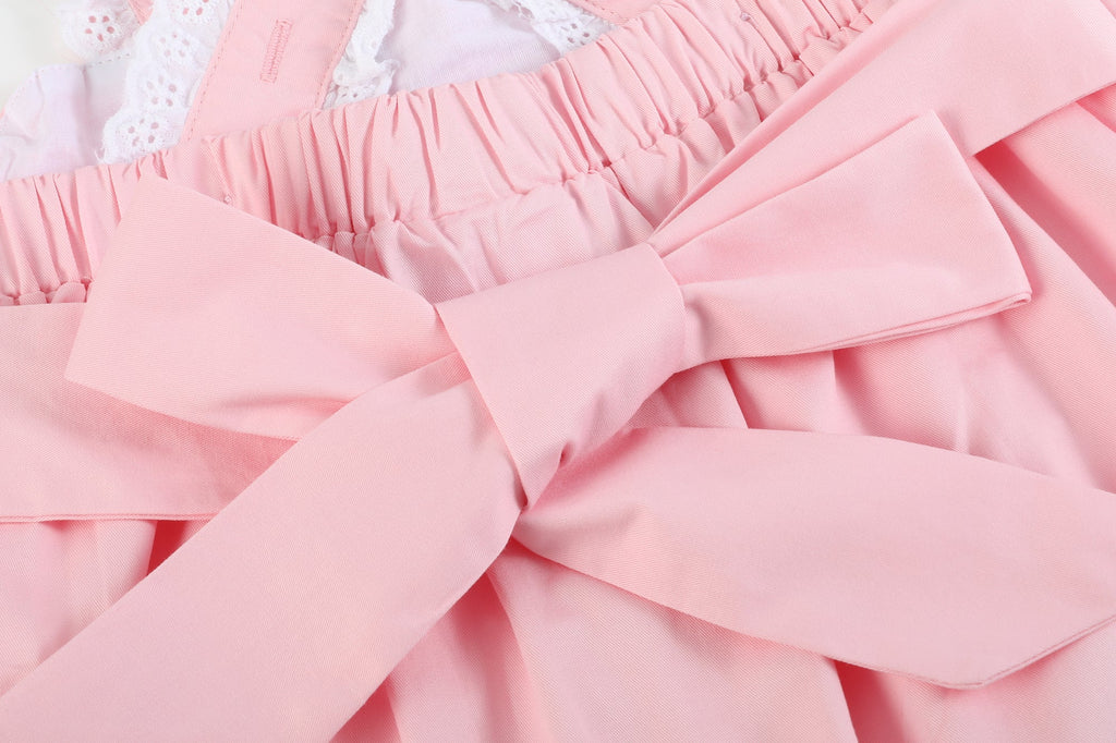 Pink and Lace Piggy Dress