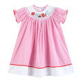 Pink Gingham ABC School Bishop Dress