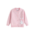 Pink Knit Bunny Cardigan