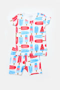 Shorts Pajama Set - Popsicles
